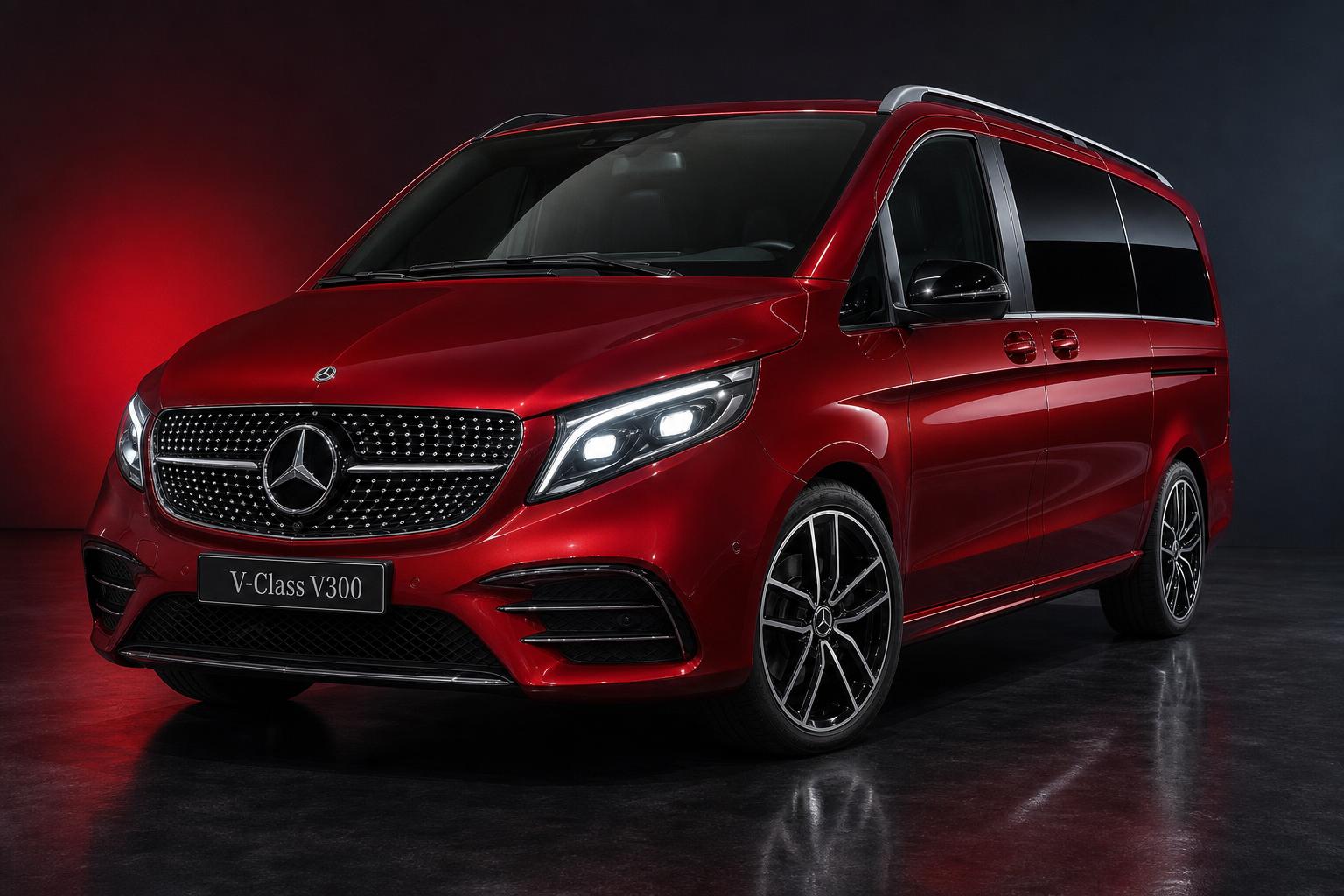 Mercedes-Benz V300 (2024) - Designo Red